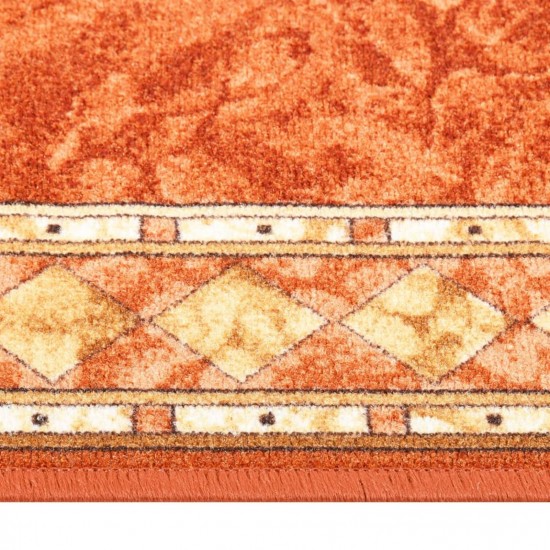 Carpet Runner Terracotta 100x350 cm Anti Slip