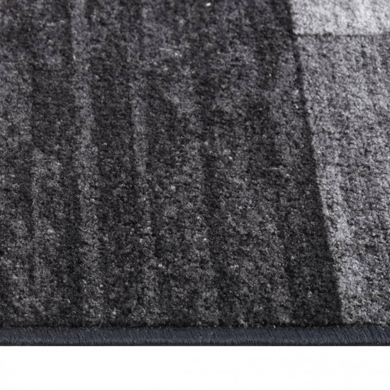 Carpet Runner Anthracite 80x200 cm Anti Slip