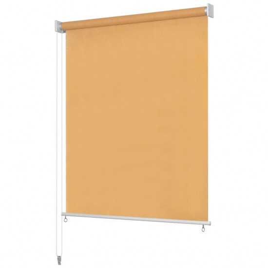 Outdoor Roller Blind 220x230 cm Beige