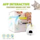 ALL FOR PAWS Feather Wand Cat Toy Electric Rotating Feather Scratch Toy for Cat Pet