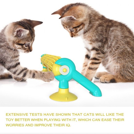 Cat Tracks Cat Toy Pet Interactive Toy Cat Scratching Tickle Toy with Catnip Glowing Balls