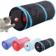 Collapsible Cat Tunnel Interactive Play Toy with Ringbell Ball for Hiding Hunting and Resting  Ideal for Multi-cat and Independent Play