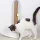 Wall Mounted Scratching Post with Hanging Ball Toy Cat Scratcher Cat Climbing Scratching Toy for Cats Playing Alone