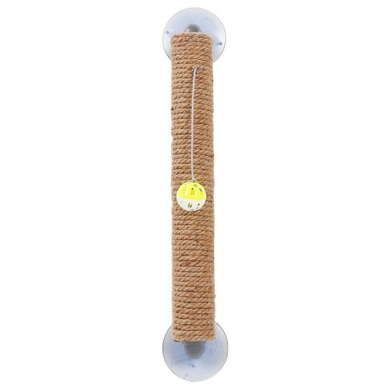 Wall Mounted Scratching Post with Hanging Ball Toy Cat Scratcher Cat Climbing Scratching Toy for Cats Playing Alone