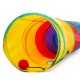 Collapsible Cat Tunnel Road Cat Toys Kitty Tunnel Pompon Ball Cat Interactive Play Toy for Hiding Resting