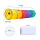 Collapsible Cat Tunnel Road Cat Toys Kitty Tunnel Pompon Ball Cat Interactive Play Toy for Hiding Resting