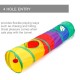 Collapsible Cat Tunnel Road Cat Toys Kitty Tunnel Pompon Ball Cat Interactive Play Toy for Hiding Resting