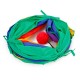 Collapsible Cat Tunnel Road Cat Toys Kitty Tunnel Pompon Ball Cat Interactive Play Toy for Hiding Resting