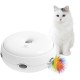 Interactive Cat Toy Electronic Smart Cat Teasing Toy with Dripping Sounds Feather Smart Modes Nighttime Light