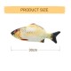 Electric USB Charging Simulation Fish Cat Toy Funny Interactive Pets Cats Catnip Toys for Cat Kitty Kitten-Perfect for Biting Chewing Kicking