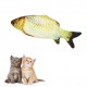 Electric USB Charging Simulation Fish Cat Toy Funny Interactive Pets Cats Catnip Toys for Cat Kitty Kitten-Perfect for Biting Chewing Kicking