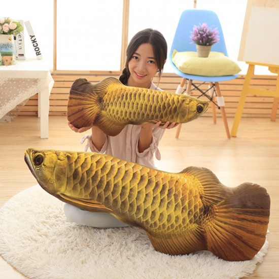 Realistic Plush Simulation Doll Fish, Funny Interactive Pets Chew Bite Supplies for Cat/Kitty/Kitten Fish Flop Cat Toy Catnip Toys