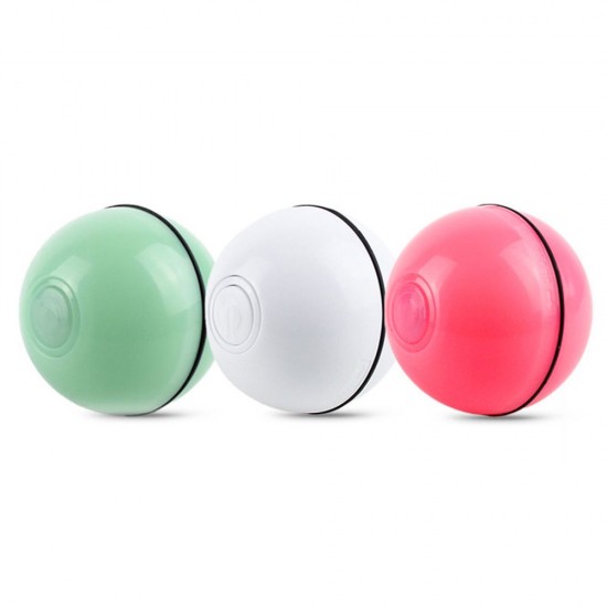 Smart Interactive Cat Toy Ball, Automatic Rolling Ball, USB Rechargeable Cat Light Toy, 360 Degree Self Rotating Ball for Pet Cat Dog, LED Lighting Cat Exercise Chaser Toy