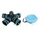 Indoor Cat Tunnel 5 Way Pet Play Tunnel Collapsible Tunnel Tube Kitty Tunnel Peek Hole Toy Pet Toys for Cats Puppies Rabbits