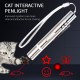 Cat Toy Interactive Penlight for Indoor Cats Dog Chaser Toys Small Light Wand Toy for Pets Playing Training Exercise Entertain Tools 7 in 1 Dog Cat Funny Toy USB Rechargeable