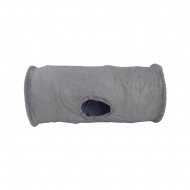 Pet Collapsible Cat Tunnel, Cat Toys Play Tunnel Durable Suede Pet Crinkle Tunnel with Ball, 130*30cm