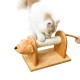 Cat Scratching Post Sisal-Covered Scratch Posts and Pads with Play Ball Durable Cat Scratcher Pole for Kittens and Cats