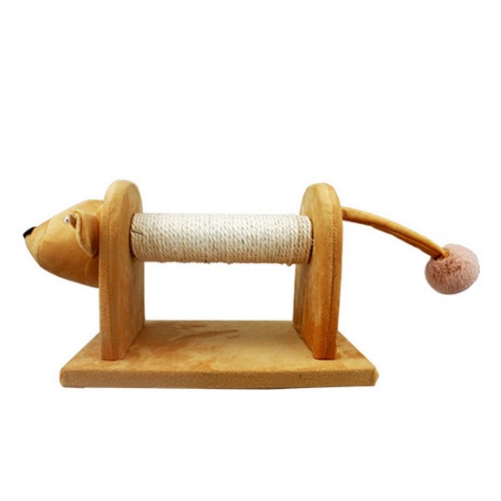 Cat Scratching Post Sisal-Covered Scratch Posts and Pads with Play Ball Durable Cat Scratcher Pole for Kittens and Cats