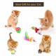 27PCS Cat Toy Kitten Toys Variety Pack Set Including Feather Teaser Fluffy Fish Mouse Crinkle Balls Tunnel Drum for Pet Kitty Puppy Christmas Gift