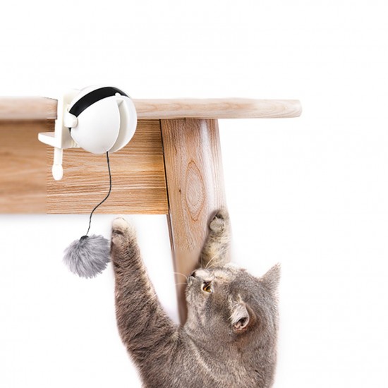 Interactive Cat Toy Electric Ball for Cats Interactive Kitten Swing Toys for Cat Tree Chair Desk