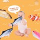 USB Chargeable Wiggle Fish Realistic Flopping Fish Cat Kitten Kitty Toy Funny Interactive Pet Toys