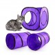 Cat Toy Tunnel and Cubes 3 Way Bundle Collapsible Tube Detachable 3 in 1 Cat Tunnel Run Road Way Tunnel Catnip House for Indoor Cats Kitten Puppy Best Sellers