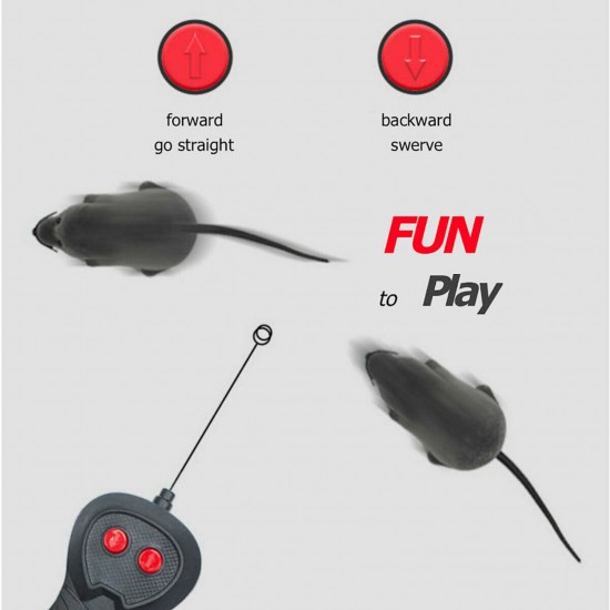 Remote Control Rat Mouse Toys Wirelessly Mice Electric Kittens Toy for Cat Dog Pet Toy Gift