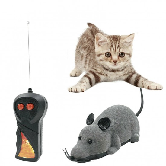 Remote Control Rat Mouse Toys Wirelessly Mice Electric Kittens Toy for Cat Dog Pet Toy Gift