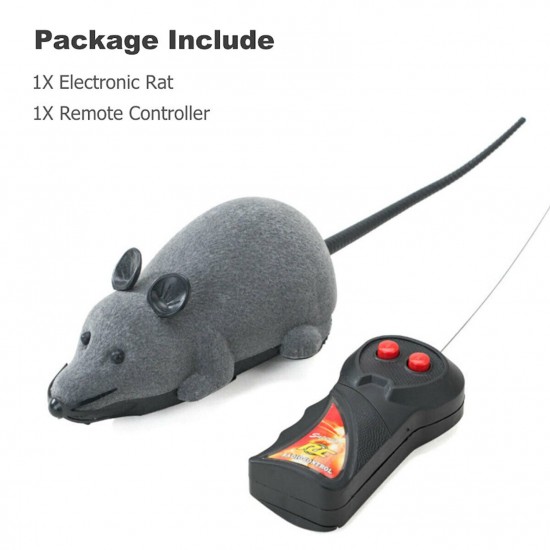 Remote Control Rat Mouse Toys Wirelessly Mice Electric Kittens Toy for Cat Dog Pet Toy Gift