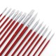 38Pcs Paint Brushes Set PaintBrushes Starter Kit Includes Taklon/ Bristle/ Horse Hair Brushes for Acrylic Oil Watercolor Gouaches Painting Artist Supplies