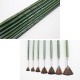 7pcs Paint Brushes Set Fan Brush Nylon Hair Long Wooden Handle Paintbrush for Acrylic Oil Watercolor Gouache Painting Art Supplies