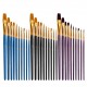 10pcs Paint Brushes Set Kit Artist Paintbrush Multiple Mediums Brushes with Nylon Hair for Artist Acrylic Aquarelle Watercolor Gouache Oil Painting for Great Art Drawing Supplies