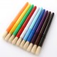 10pcs Round Tip Colorful Paint Brushes Set Bristle Hair Chubby Plastic Handle Paintbrush Easy to Clean Art Supplies Gift for Children Adults Drawing Painting