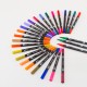 12 Colors Dual Tip Brush Pens Art Markers Set Brush and Fine Tips Colored Pens for Children Adults Artists Drawing Sketching Coloring Calligraphy Hand Lettering Journaling Planner Art Projects