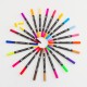 12 Colors Dual Tip Brush Pens Art Markers Set Brush and Fine Tips Colored Pens for Children Adults Artists Drawing Sketching Coloring Calligraphy Hand Lettering Journaling Planner Art Projects