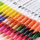 12 Colors Dual Tips Brush Pens Art Markers Brush and Fine Point Colored Pen for Children Adults Artists Drawing Coloring Books Calligraphy Writing Journaling Planner Hand Lettering