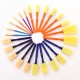 50PCS Paintbrushes All Purpose Washable Paint Brushes Set Artist Variety Value Pack Sponge Painting Brush Set Flat Round Angle Foam Tipped