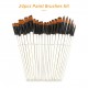 24pcs Draw Paint Brushes Set Kit Artist Paintbrush Round Brushes with Nylon Hair for Artist Acrylic Aquarelle Watercolor Gouache Face Painting for Great Art Drawing Supplies for Painter Students