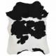 Calfskin Mixed Black and White 70x100 cm