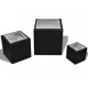  Garden Raised Beds 3 pcs Poly Rattan Black