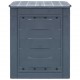 Garden Composter Grey 60x60x73 cm 260 L