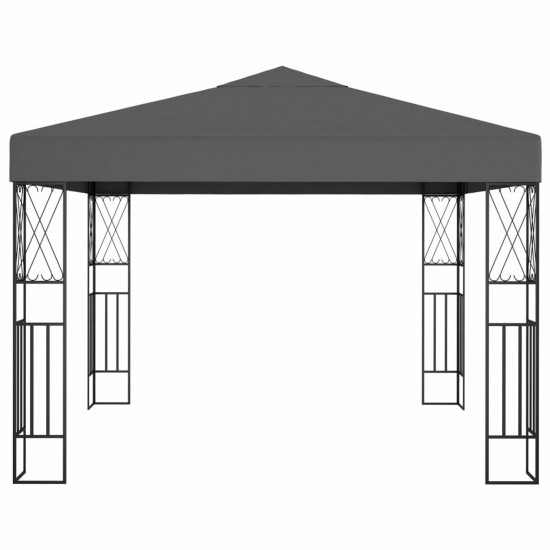 Gazebo 3x3 m Anthracite Fabric