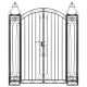 Ornamental Garden Gate Wrought Iron 122x20.5x160 cm