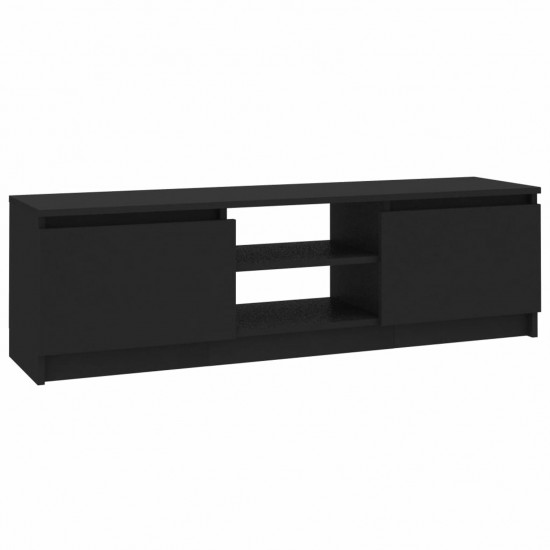 TV Cabinet Black 120x30x35.5 cm Chipboard