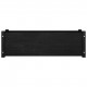 Garden Planters 2 pcs Black 100x31x31 cm Solid Pinewood