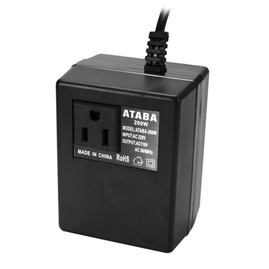 Intelligent Efficient Household 200W AC 220V To 110V Step Down Transformer Voltage Converter Travel Power Adapter