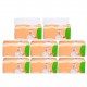 8 Packs 4 Layers Wood Pulp Facial Tissue Toilet Paper Tissue Paper Napkins Household Tissues for Home Office Bathroom 480 Sheet Per Pack 16*18cm