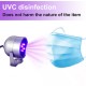 UV Purple Light Sterilization Disinfection Lamp Waterproof UVC UVA Double Waveband Household Sterilamp Sterilization Light