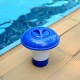 Floating Tablet Spa Chemical Dispenser Floating Pool Chlorine Dispenser Chemical Holder for 1.5 inches Chlorine Tablets Adjustable Flow Vents for Increased Control