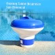 Floating Tablet Spa Chemical Dispenser Floating Pool Chlorine Dispenser Chemical Holder for 1.5 inches Chlorine Tablets Adjustable Flow Vents for Increased Control